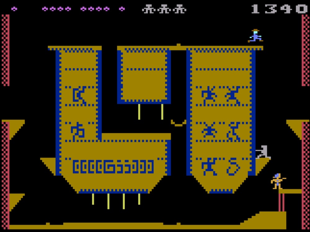 Gameplay of The Pharaoh's Curse for Atari 8 Bit